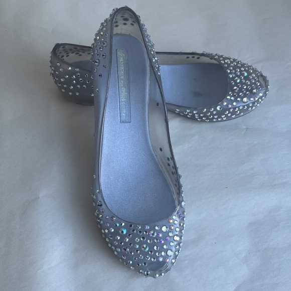 J. Maskrey Melissa Couture with Swarovski Crystals Night Sky Edition Flats Shoes - Picture 4 of 13